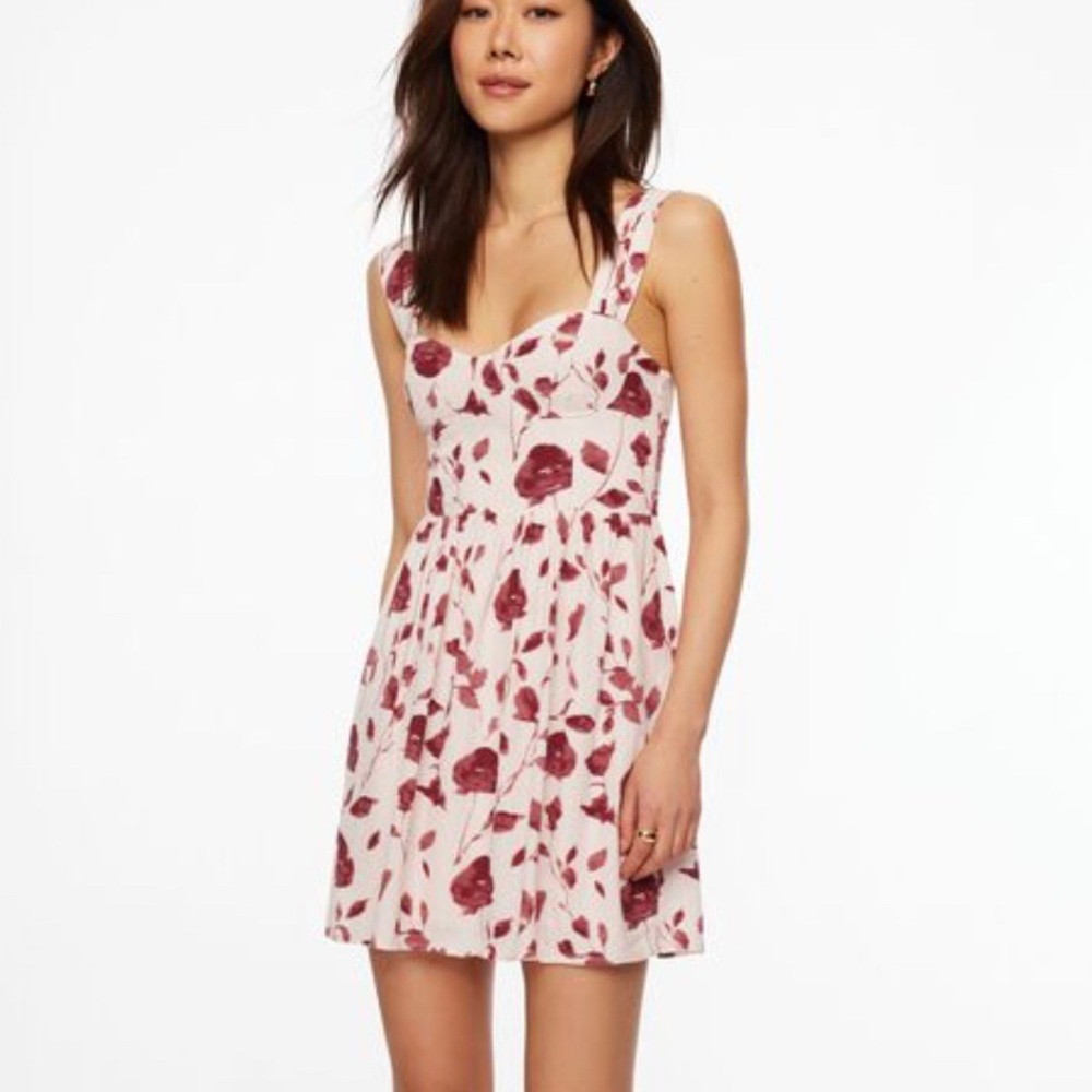 Dynamite Jasmine Flare Mini Dress